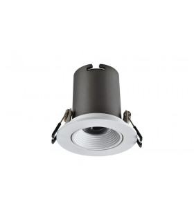 Hi-Brite Tiltable Downlight 60mm Cutout 9W 785LM 90LM/W 4000K 30 Beam Dimmable Finish-F White