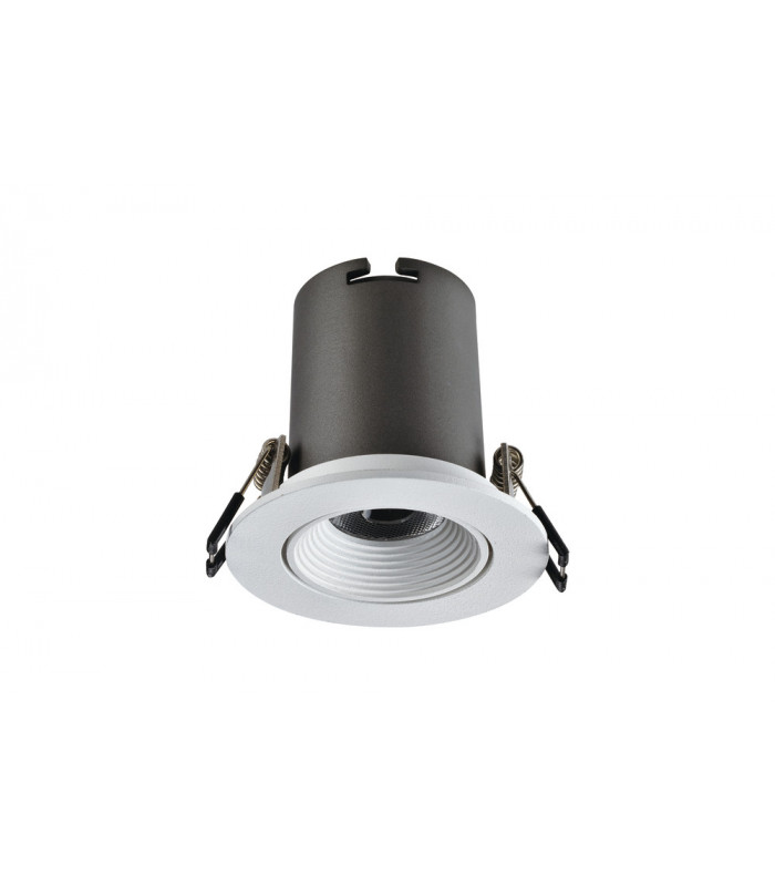 Hi-Brite Tiltable Downlight 60mm Cutout 9W 785LM 90LM/W 4000K 30 Beam Dimmable Finish-F White
