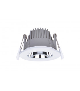 Recess Pro Downlight 75mm Cutout 6W 540LM 90LM/W 3000K 60 Beam IP44 Non Dimmable White