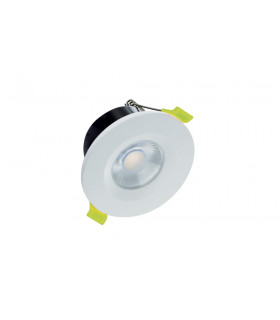 J-Series Low-Profile Fire Rated Downlight 68mm Cutout IP65 800LM 8W 4000K 55 Beam Dimmable 100LM/W White