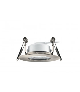 Evofire + Frdl 70mm Cutout IP65 400LM 3.8W 4000K 36 Beam Dimmable 105LM/W Satin Nickel Round