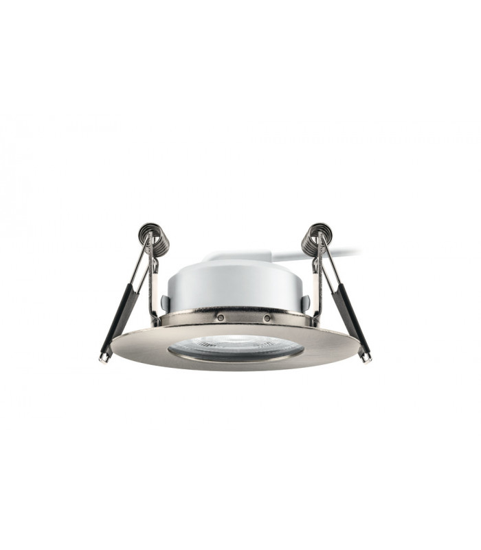 Evofire + Frdl 70mm Cutout IP65 400LM 3.8W 4000K 36 Beam Dimmable 105LM/W Satin Nickel Round