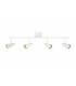 CREST Ceiling Spotlight Bar 4 Light Sandy White-1