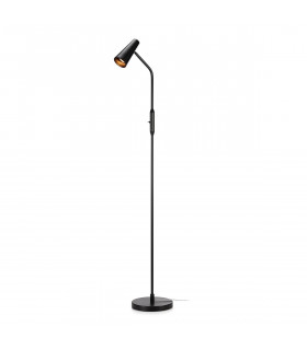 CREST Task Floor Lamp 1 Light Black-1