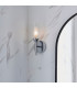 Bathroom Glass Wall Lamp Chrome Plate Ribbed Glass IP44-5