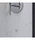 Bathroom Glass Wall Lamp Chrome Plate Ribbed Glass IP44-7