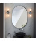 Bathroom Glass Wall Lamp Chrome Plate Ribbed Glass IP44-5
