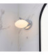 Bathroom Glass Wall Lamp Chrome Plate Opal Glass IP44-2