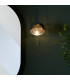 Bathroom Glass Wall Lamp Satin Brass Plate Ribbed Glass IP44-4