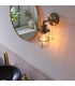 Bathroom Metal Wall Lamp Antique Brass Plate IP44-5