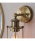 Bathroom Metal Wall Lamp Antique Brass Plate IP44-7