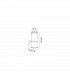 Kirkwood Outdoor Wall Lamp E27 IP54 Matt Brown Clear-2