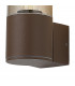 Kirkwood Outdoor Wall Lamp E27 IP54 Matt Brown Smoked-5