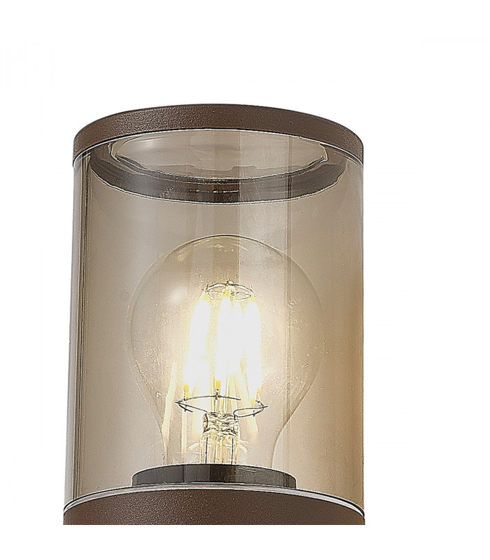 Kirkwood Outdoor Wall Lamp E27 IP54 Matt Brown Smoked-6