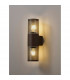 Kirkwood Outdoor Wall Lamp 2 Light E27 IP54 Matt Brown Smoked-3