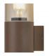 Kirkwood Outdoor Wall Lamp 2 Light E27 IP54 Matt Brown Smoked-6