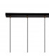 Phelps 5 Light Bar Linear Ceiling Pendant GU10 Black Painted Gold-5