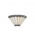 Middleburgh Tiffany Wall Lamp 2 Light E14 Grey Cream Crystal-4