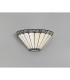 Middleburgh Tiffany Wall Lamp 2 Light E14 Grey Cream Crystal-7