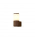 Kirkwood Outdoor Wall Lamp E27 IP54 Matt Brown Opal-1