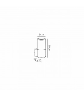 Kirkwood Outdoor Wall Lamp E27 IP54 Matt Brown Opal-2