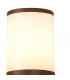 Kirkwood Outdoor Wall Lamp E27 IP54 Matt Brown Opal-5