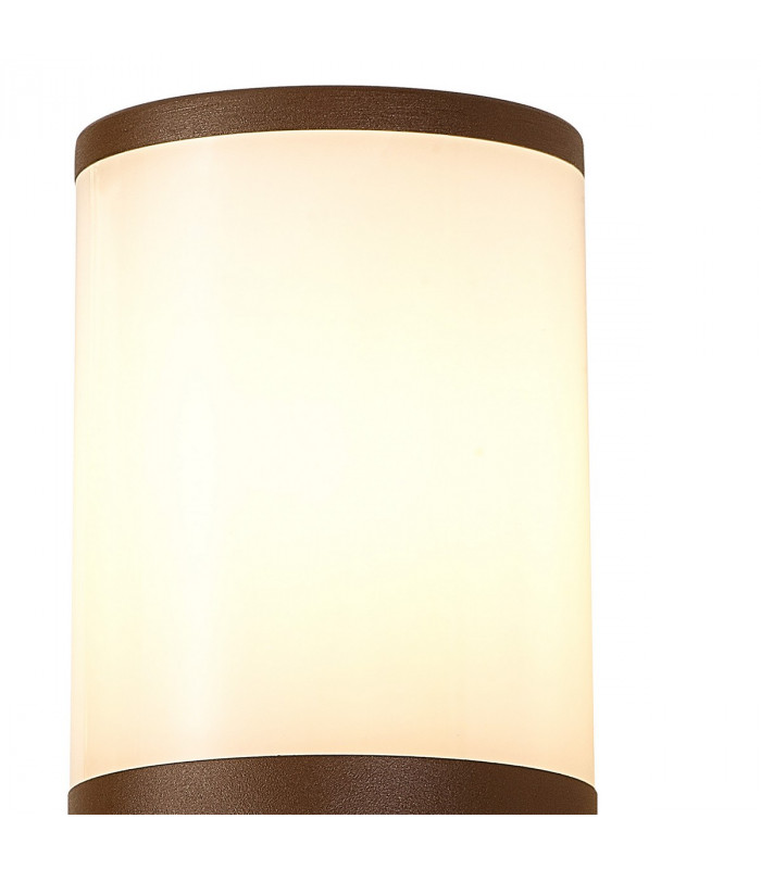 Kirkwood Outdoor Wall Lamp E27 IP54 Matt Brown Opal-5
