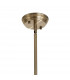 Worcester Ceiling Pendant E27 Antique Brass With Round 30cm Antique Brass Clear Glass Shade-5