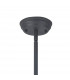 Worcester Ceiling Pendant E27 Graphite With Round 30cm Graphite Clear Glass Shade-5