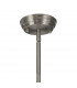 Worcester Ceiling Pendant E27 Satin Nickel With Round 30cm Satin Nickel Clear Glass Shade-5