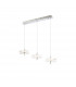 Amsterdam Linear Ceiling Pendant 3 Light 6W LED 4000K 1500lm Polished Chrome-1