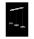 Amsterdam Linear Ceiling Pendant 3 Light 6W LED 4000K 1500lm Polished Chrome-3