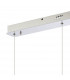 Amsterdam Linear Ceiling Pendant 3 Light 6W LED 4000K 1500lm Polished Chrome-5
