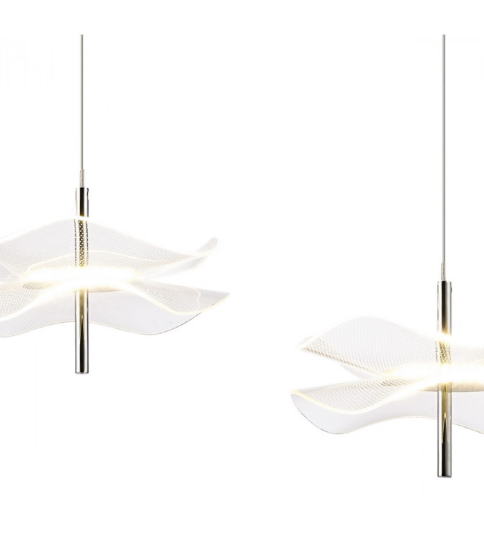 Amsterdam Linear Ceiling Pendant 3 Light 6W LED 4000K 1500lm Polished Chrome-6