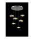 Amsterdam Round Ceiling Pendant 6 Light 6W LED 4000K 2800lm Polished Chrome-3