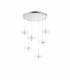 Amsterdam Round Ceiling Pendant 6 Light 6W LED 4000K 2800lm Polished Chrome-4