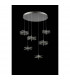Amsterdam Round Ceiling Pendant 6 Light 6W LED 4000K 2800lm Polished Chrome-7