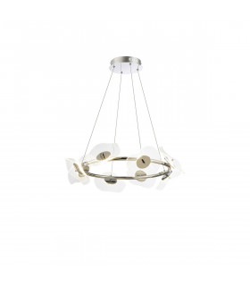 Amsterdam Ring Ceiling Pendant 8 Light 6W LED 4000K 3700lm Polished Chrome-1
