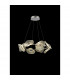 Amsterdam Ring Ceiling Pendant 8 Light 6W LED 4000K 3700lm Polished Chrome-3