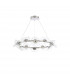 Amsterdam Ring Ceiling Pendant 12 Light 6W LED 4000K 4600lm Polished Chrome-4