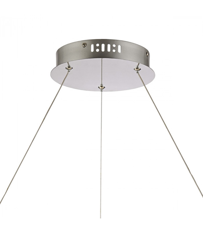 Amsterdam Ring Ceiling Pendant 12 Light 6W LED 4000K 4600lm Polished Chrome-5