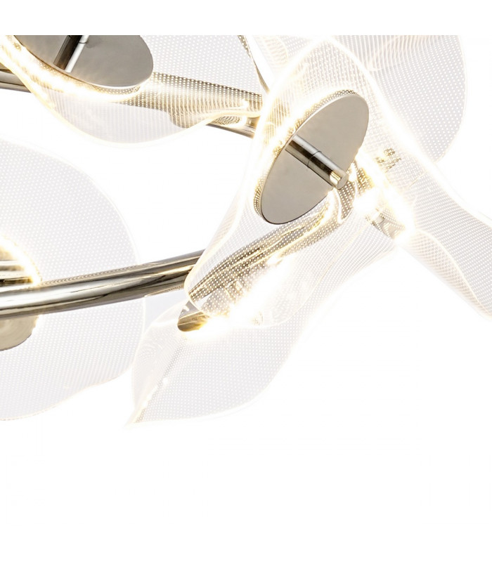 Amsterdam Ring Ceiling Pendant 12 Light 6W LED 4000K 4600lm Polished Chrome-7