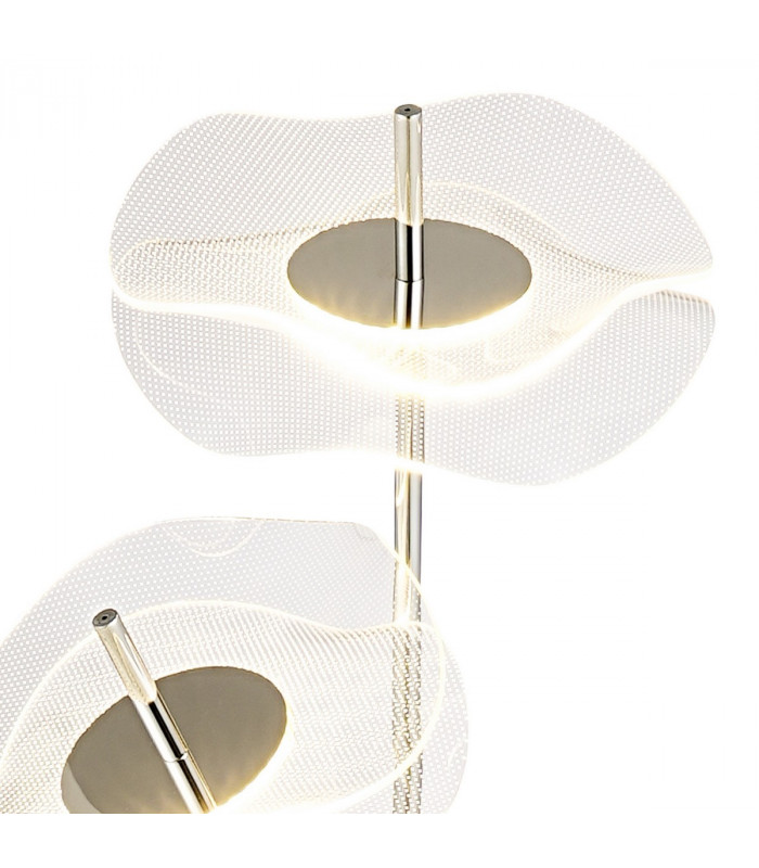 Amsterdam Floor Lamp 2 Light 6W LED 4000K 920lm Polished Chrome-6
