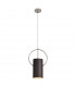 Ripley Single Ceiling Pendant E27 Black Polished Chrome-7