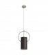Ripley Single Ceiling Pendant E27 Black Polished Chrome-8