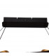 Geneseo Linear Ceiling Pendant 5 Ring 36W LED 3200K 2200lm Satin Black Gold-5