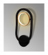 Geneseo Wall Lamp 1 Ring 8W LED 3200K 440lm Satin Black Gold-3