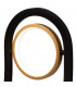 Geneseo Wall Lamp 1 Ring 8W LED 3200K 440lm Satin Black Gold-6