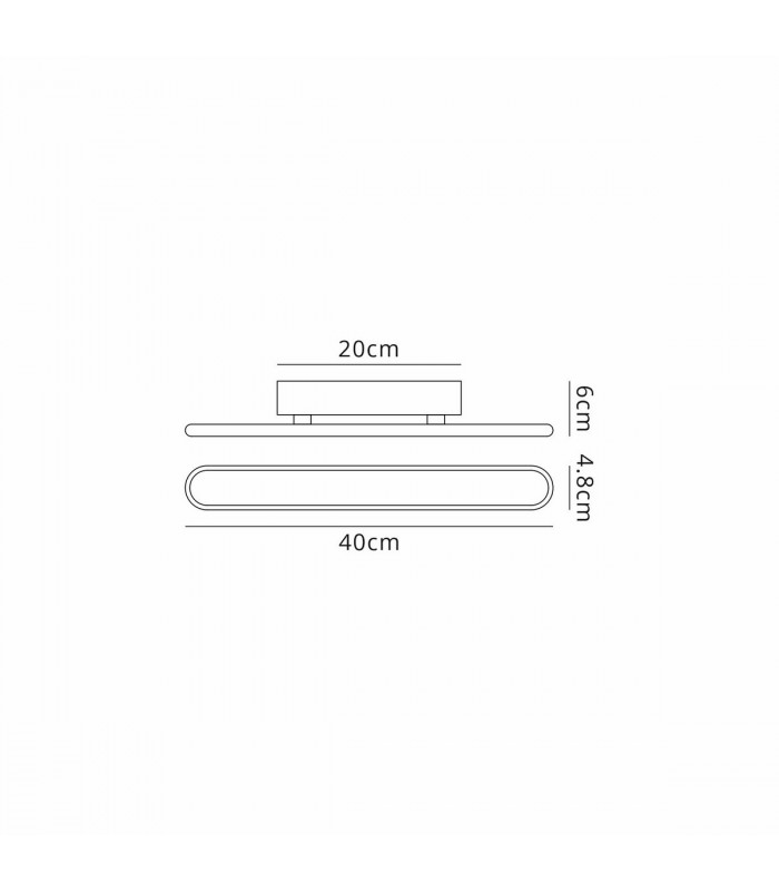 Dunkirk Wall Lamp 18W LED 4000K 805lm Satin Black-2