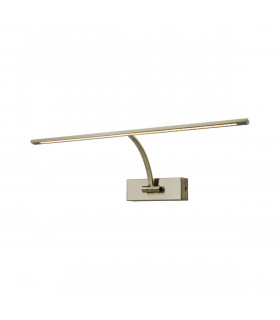Walton Large 1 Arm Wall Lamp Picturex 10W LED 3000K 850lm Antique Brass-1